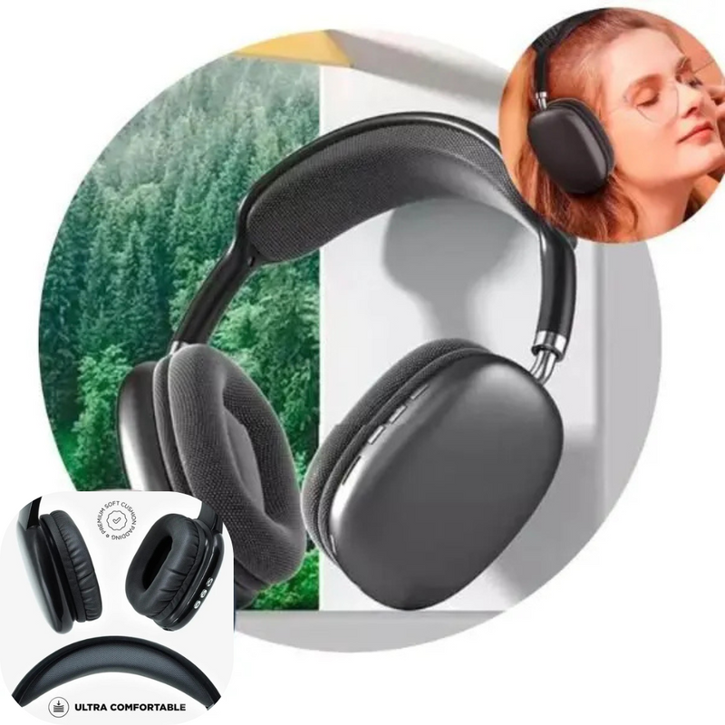 Fone De Ouvido Bluetooth P9 Air - S/ Fio Wireless Headphone