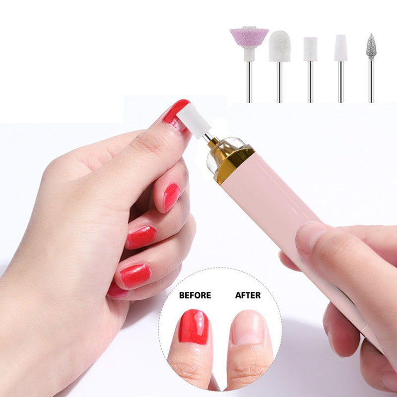 Lixadeira elétrica portátil Manicure Robô  [KIT COMPLETO]